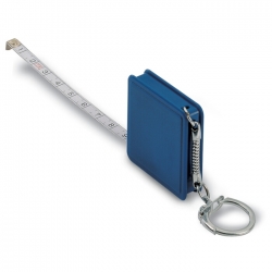 Key ring with flexible ruler