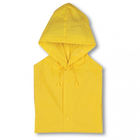PVC raincoat with hood