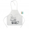 Non woven apron with 4 markers