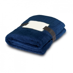 Cosy home blanket in soft fleece material