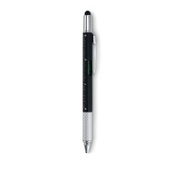 level pen with ruler and stylus