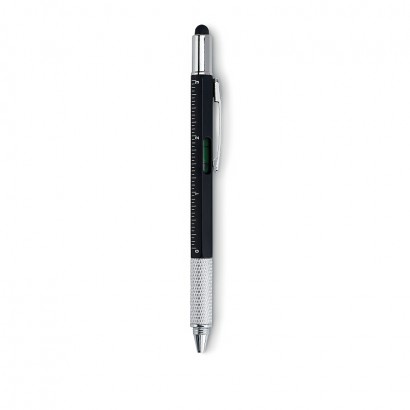 level pen with ruler and stylus