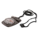 Whistle/compas with cord (incl safety buckle)