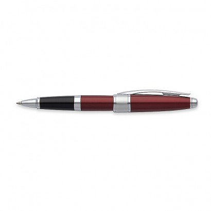 Apogee Titian Red Lacquer Rollerball Pen With Chrome Plated appointments