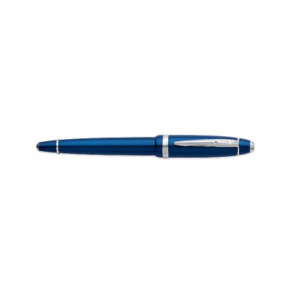 Affinity Jewel Blue Rollerball Pen With Polished Chrome appointments