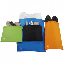 Travel set of go clean bags
