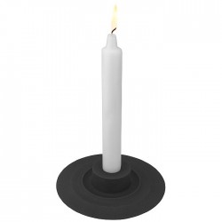 "Flip" flippable candle
