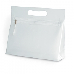 Transparent cosmetic pouch