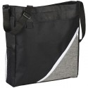 Tote shopper bag includes large main compartment with Velcro closure