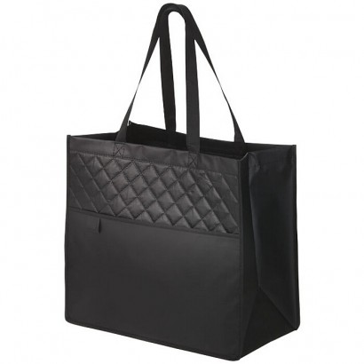 Quilted laminated non-woven carry-all tote