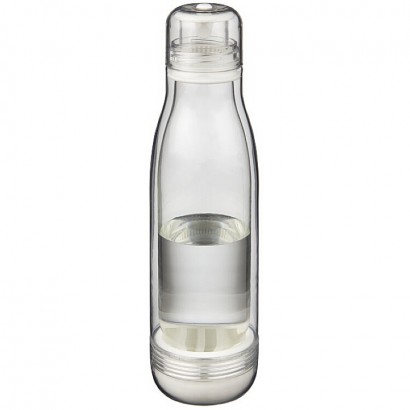 Sports bottle with glass liner, 500ml