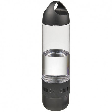 Single wall bottle with a screw on lid, includes a removable BluetoothŽ speaker, 500ml