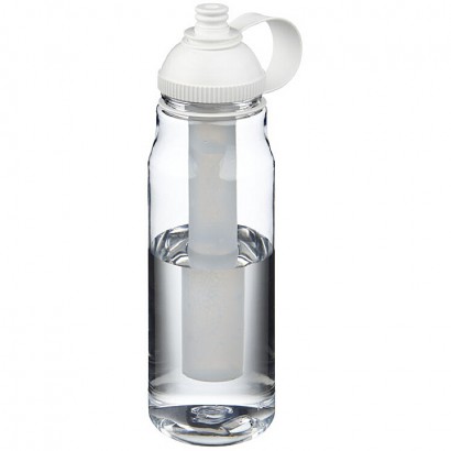 Single wall bottle with twist on lid and push/pull spout, 700ml