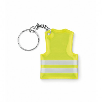 Keyring with reflecting vest