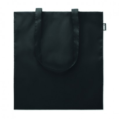 Shopping bag in 190T RPET with long handles