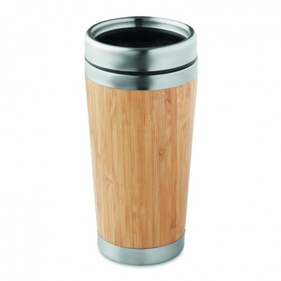 Bamboo double wall travel cup 400 ml