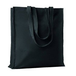 Cotton shopping bag with gusset