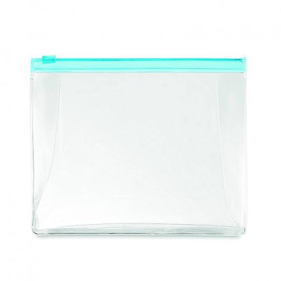 PVC cosmetic pouch with zipper
