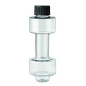 Dumbbell / weight shaped water bottle in PET 500 ml