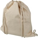 Recycled cotton drawstring backpack