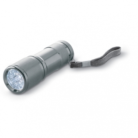 Metal torch with 9 LED lights