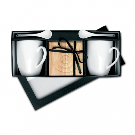 Coffee set in gift box