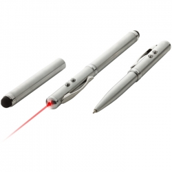 Laser stylus ballpoint pen
